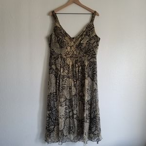 Signature by Robbie Bee Floral Midi Dress 18W